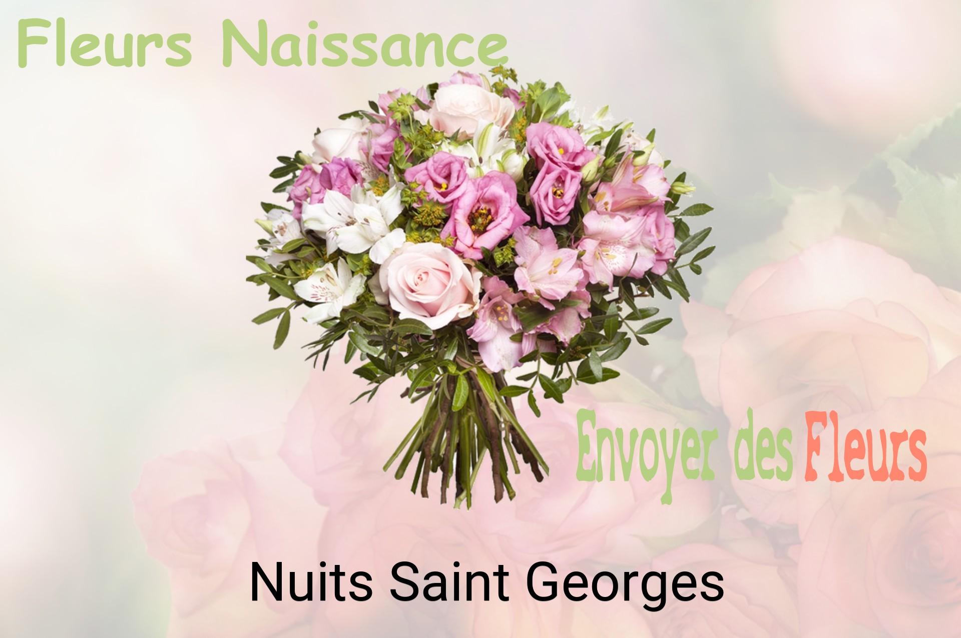 Bouquet de fleurs de naissance livré à Nuits-Saint-Georges